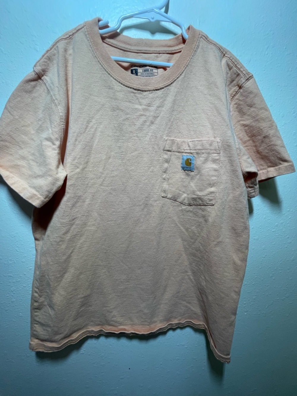 Carhartt Loose Fit Heavyweight Short Sleeve Pocket T-Shirt Size S (4- 6) Youth